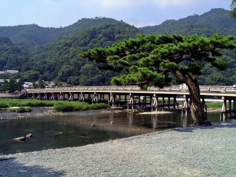 ⑥渡月橋　現在